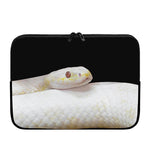 Albino Snake Print Laptop Sleeve