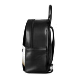 Albino Snake Print Leather Backpack