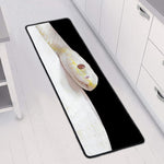 Albino Snake Print Long Kitchen Mat