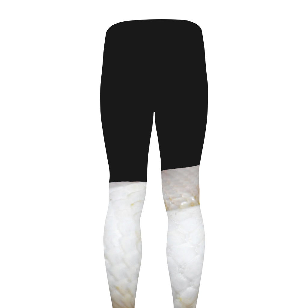 Albino Snake Print Men's leggings