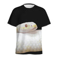 Albino Snake Print Men's Athletic T-Shirt