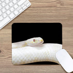 Albino Snake Print Mouse Pad