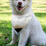 Albino Snake Print Over The Collar Dog Bandana