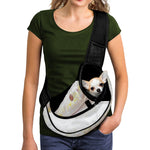 Albino Snake Print Pet Sling Carrier