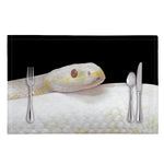 Albino Snake Print Placemat