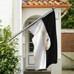 Albino Snake Print Polyester Flag