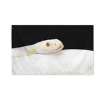 Albino Snake Print Polyester Flag