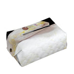 Albino Snake Print Rectangle Tissue Box Cover