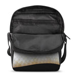 Albino Snake Print Rectangular Crossbody Bag