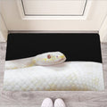 Albino Snake Print Rubber Doormat