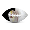 Albino Snake Print Rugby Ball