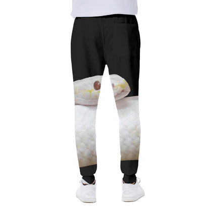 Albino Snake Print Scuba Joggers