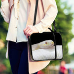 Albino Snake Print Shoulder Strap Bible Bag
