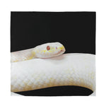 Albino Snake Print Silk Bandana