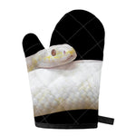 Albino Snake Print Single Oven Mitt