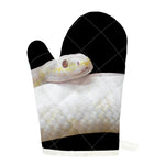 Albino Snake Print Single Oven Mitt