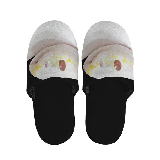 Albino Snake Print Slippers