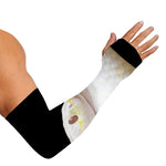 Albino Snake Print Sun Protection Arm Sleeves