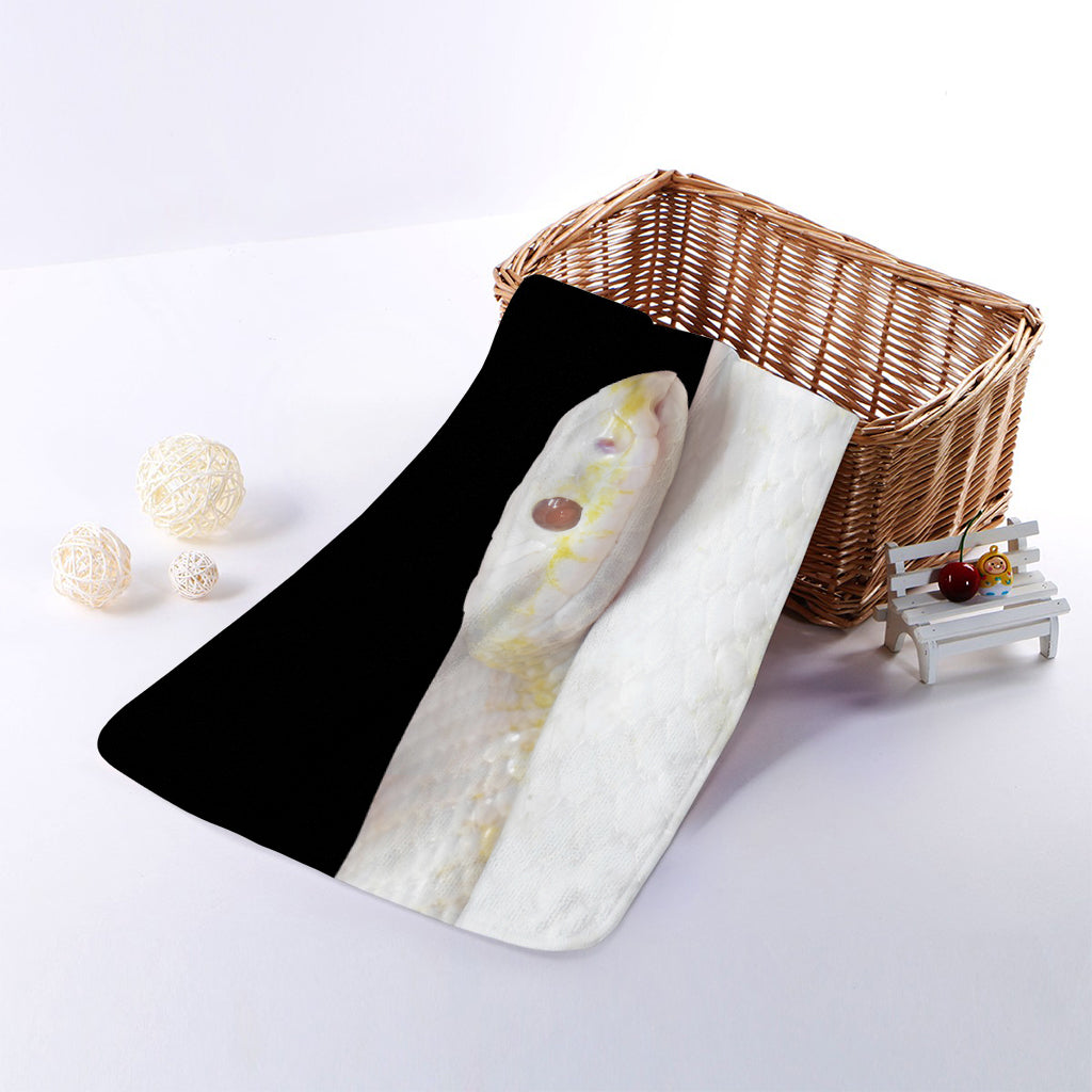 Albino Snake Print Towel