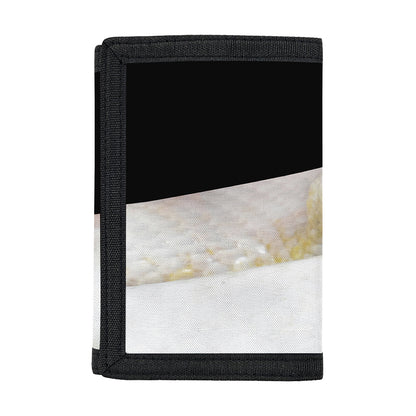 Albino Snake Print Trifold Wallet