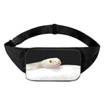 Albino Snake Print Waist Bag
