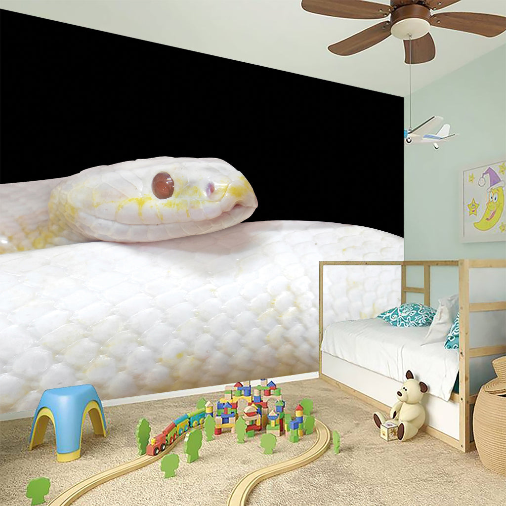 Albino Snake Print Wall Sticker