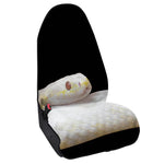 Albino Snake Print Waterproof Car Seat Cover