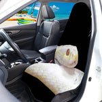 Albino Snake Print Waterproof Car Seat Cover