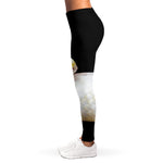Albino Snake Print Women's Leggings