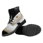 Albino Snake Print Work Boots