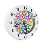 All Cancer Awareness Mandala Print Alarm Clock