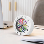 All Cancer Awareness Mandala Print Alarm Clock