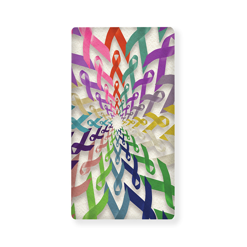 All Cancer Awareness Mandala Print Baby Crib Sheet