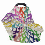 All Cancer Awareness Mandala Print Baby Seat Cover