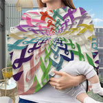 All Cancer Awareness Mandala Print Baby Seat Cover