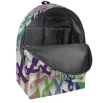 All Cancer Awareness Mandala Print Backpack