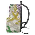 All Cancer Awareness Mandala Print Backpack