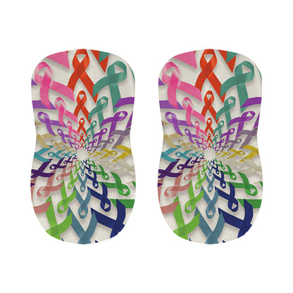 All Cancer Awareness Mandala Print Bar Stool Covers
