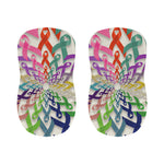 All Cancer Awareness Mandala Print Bar Stool Covers