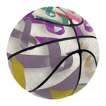 All Cancer Awareness Mandala Print Basketball