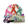 All Cancer Awareness Mandala Print Beanie