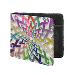 All Cancer Awareness Mandala Print Bifold Wallet
