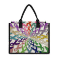 All Cancer Awareness Mandala Print Canvas Tote Bag