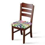 All Cancer Awareness Mandala Print Chair Cushion Cover
