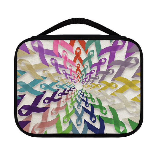 All Cancer Awareness Mandala Print Classic Bible Case