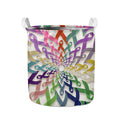 All Cancer Awareness Mandala Print Collapsible Laundry Basket