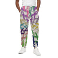 All Cancer Awareness Mandala Print Cotton Sweatpants
