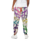 All Cancer Awareness Mandala Print Cotton Pants