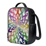 All Cancer Awareness Mandala Print Crossbody Lunch Bag