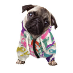 All Cancer Awareness Mandala Print Dog Zip Up Hoodie